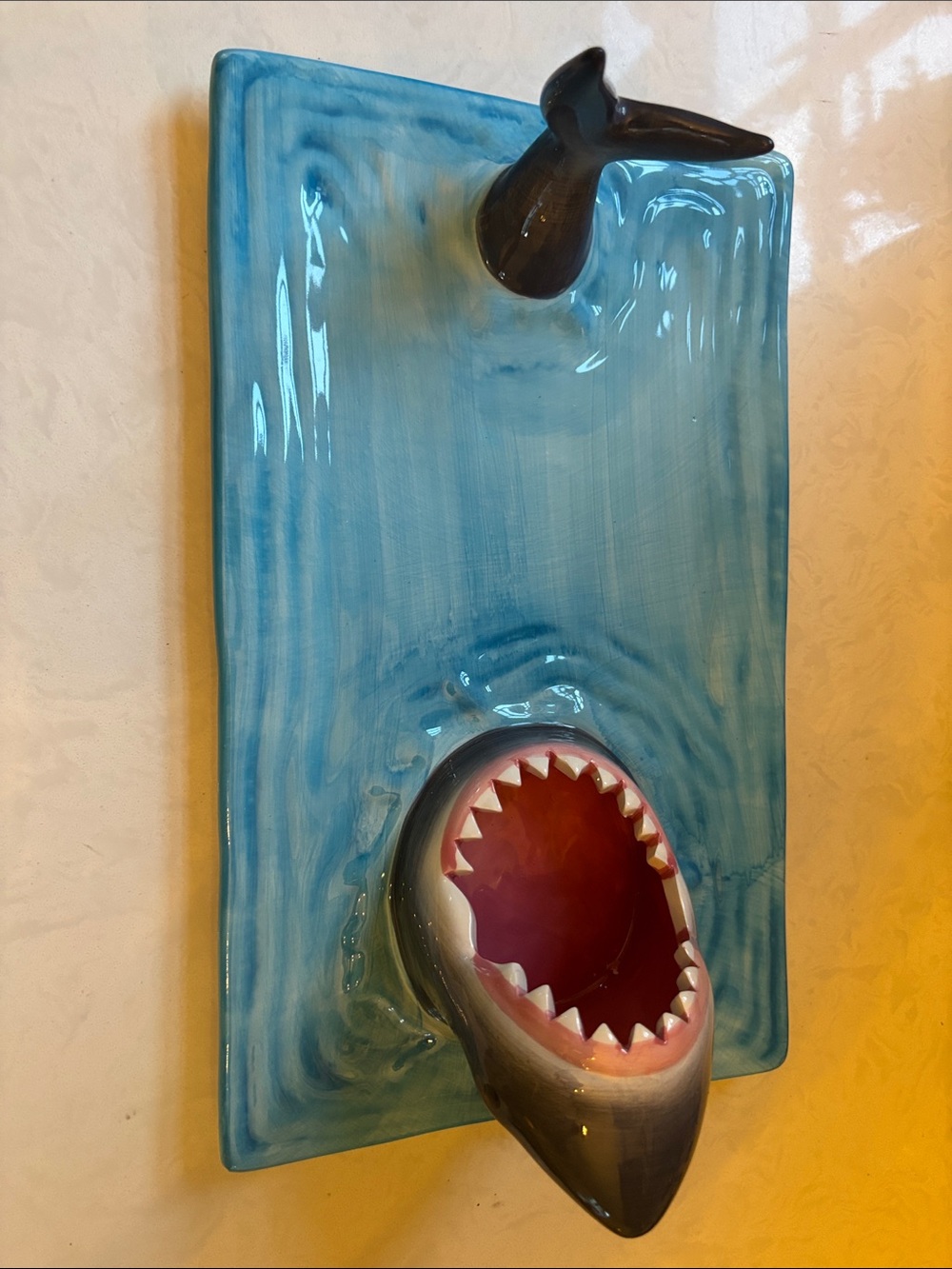 Shark Sushi Ceramic Charcuterie Board